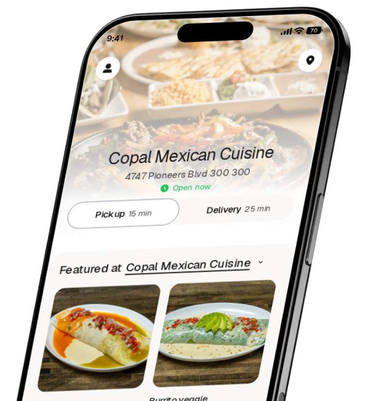Copal Mexican Cuisine app preview