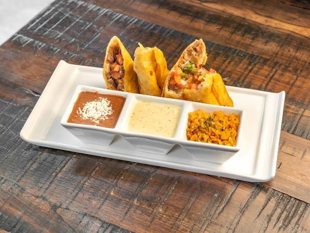 Chimichangas.