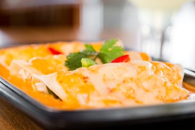 Creamy Tomato Enchiladas.