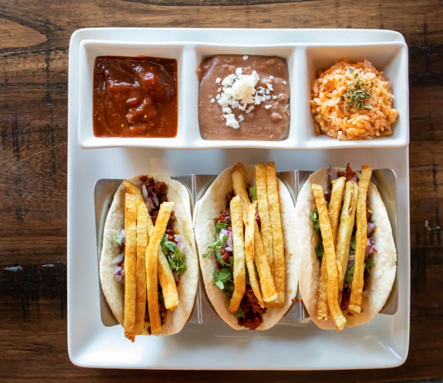 Chorizo Tacos.