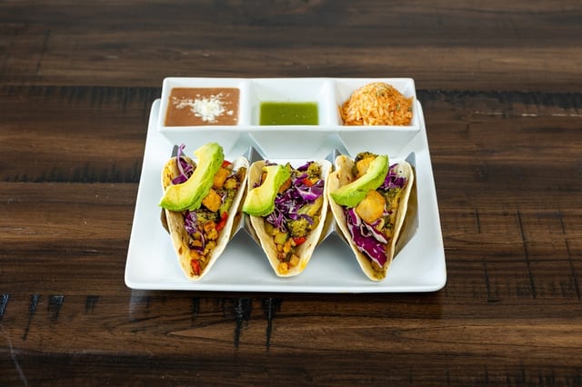 Vegetarian Tacos.