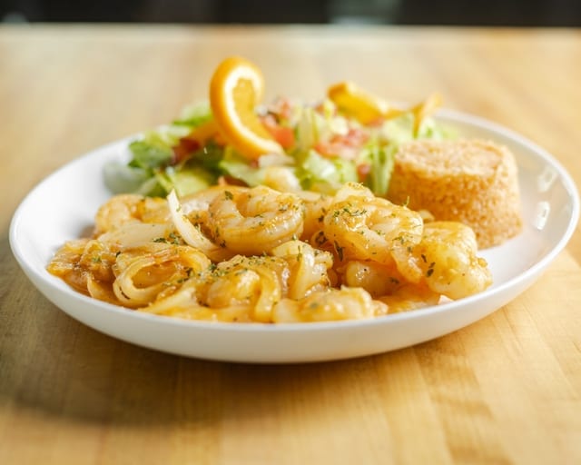 Garlic Shrimp.